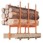 Forest Master | Bulk Log Sawhorse BLS-3H | Multi-Wood Holder for Chainsaw