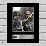 Norman Reedus, Daryl Dixon and Andrew Lincoln, Rick Grimes Signed Walking Dead 
