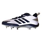 adidas Adizero Stabile Low Baseball Shoes Metal Cleats White Navy UK Sizes 6 - 9