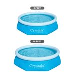 8/10ft Prompt Set Inflatable Paddling Pool Swimming Pool Family Outdoor Party