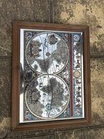 A New And Accvrat Map Of The World Foil Picture Frame