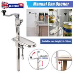 Heavy Duty Commercial Can Opener Professional Catering Bench Tin Opener