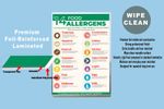 14 Food Allergens Sign Safer Food Better Business Premium Laminated 2026