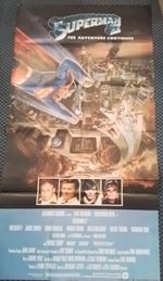 Superman 2  ORIGINAL UK POSTER 3 SHEET 41"x77" Christopher Reeve Folded