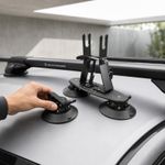 Roof Suction Rack Metal Construction Balance Bike Holder Vacuum Mount