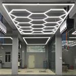 🔥14X Hexagon LED Lighting Detailing Garage Workshop Retail Car Showroom DIY .