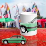 Large Mug - Peugeot 205 GTI 1.6 1.9 Hot Hatch 80s various colours Car Gift Gift