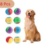 8X Scooby-Doo Durable Squeaky set Dog Balls for teeth Cleaning Interactive
