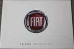 Fiat warranty and service booklet "no entries" as of April 2016-maintenance booklet