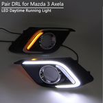 LED DRL For Mazda 3 Axela 2014 2015 Daytime Running Light With Turn Signal Lamp