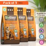 Clumping Cat Litter Highly Absorbent Odor Control Natural Bentonite 30L Litter