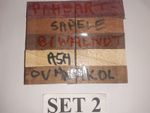 Wooden pen blanks.ALL PRE DRILLED WITH 7 MM HOLES.   PLEASE ORDER BY SET NUMBER