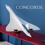 2025 New 10318 Airbus Concorde Building Kit Supersonic Airliner Space Shuttle Mo