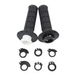 6 Color Universal Motorcycle Grips 7/8" 22mm Hand Grip W/ The Snap-on Cam Lock-o