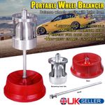 Wheel Balancer Portable Tyre Hubs Heavy Duty Car Truck Rim Tire Tool Kit Bubble
