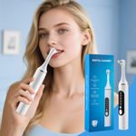 Powerful Electric Tooth Polisher Plaque Remover Teeth Whitening 6 Heads 5 Modes