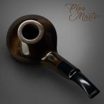 Mr. Brog HAND MADE WOODEN TOBACCO SMOKING PIPE  no 48  " Chochla "  Black Pear
