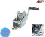 Heavy Duty 1600lbs 33ft 10m Gear Hand Trailer Cable Winch Boat Trailer Auto Car