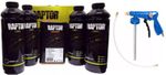 UPOL Raptor BLACK Tough Urethene Coating Truck Bed Liner + FREE Schutz Gun
