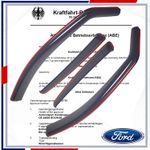 4X For Ford Focus MK4 5-doors 2018-2025 Hatchback/Saloon Wind Deflectors (ABE)