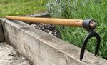 Vintage Garden 2 Prong Hoe Raised Beds Allotment Cultivator Weeding Tool