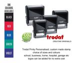 PERSONALISED SELF INKING RUBBER STAMP NAME ADDRESS BUSINESS CUSTOM LOGO GARAGE