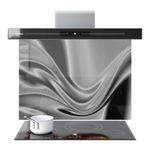Kitchen Glass Splashback Toughened Tile Cooker ANY SIZE Abstract Wave Shape