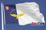 Azores Courtesy DuraFlag Rope and Toggled (20in x 12in)