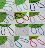 Multicolor 2x4mm Faceted Assorted Gemstones Jade Rondelle Beads Necklace 16-36''