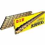 DID X-RING MOTORCYCLE GOLD HEAVY DUTY DRIVE CHAIN 520 VX3 VX 114L 114 L LINKS
