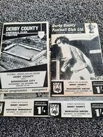 53 Derby County Home Programmes Job Lot 1960-2010s LU