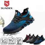 Mens Women Safety Trainers Work Lightweight Steel Toe Cap Boots Shoes Sneakers