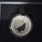 2022 Jersey Remembrance Poppy Five Pounds Coin Silver Proof 0.925 Fine