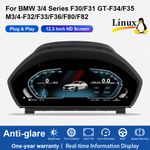 12.3'' LCD Digital Gauge Cluster for BMW 3 Series F30 F31 F34 4 Series F32 F33