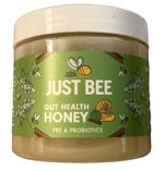 Just Bee - Apple &Cinnamon GUT HEALTH Honey with Pre & Probiotics 260g BB 02/27