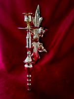 VINTAGE STYLE BRASS WALL SCONCE CANDLE HOLDER