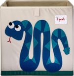 3 Sprouts Storage Box Snake , Foldable Kids Toy Organizer, Animal Storage Bin
