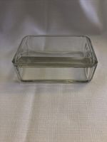 Clear Rectangle Clear Glass Cigarette Box Trinket Box 