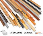 Laminate Floor Scotia Beading MDF Edging Trim 10 Pack 1.2m Lengths - 35 Colours