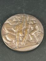 Society Of Medalists 8th Issue 1933 Gaetano Cecere Pegasus Men Easy Way Stars