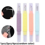 2 in 1 Needle Threader Seam Ripper Tool Sewing Quilting Knitting Seam Remover UK