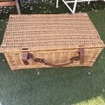 Large Picnic Ratten Basket. W50cm
