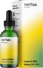 3000mg CBD Oil | Sleep Aid, Anxiety & Stress Relief | Lemon & Mint |Veritas 30ml
