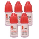 5x Extra Strong Nail Glue 3g  Professional Quick Dry False Nail Adhesive Long