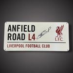 Steven Gerrard Hand Signed Liverpool Anfield Sign £125 With COA 