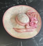 John Charles London Blush Pink 18" Statement Occasion Hat / Hatinator – Good
