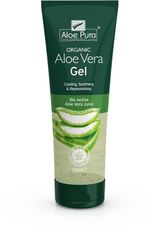 Aloe Pura,Organic Aloe Vera Gel 100ml Natural Vegan Cooling Soothing Skin