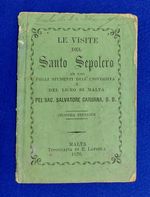 1876 Malta, 'Le Visite del Santo Sepolcro'  2nd Edition Booklet, Rare Melitensia