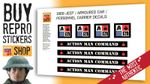 Action Man Armoured Car Stickers
