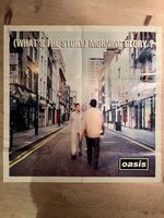 Oasis What's the Story cover image poster original 1995 VG condition rare